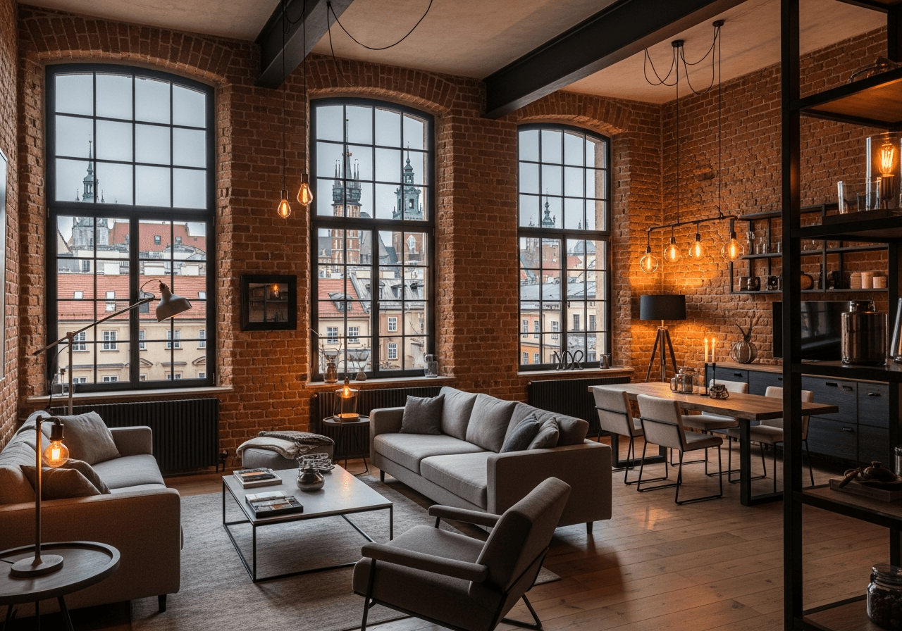 Stylowy Loft w Centrum Krakowa