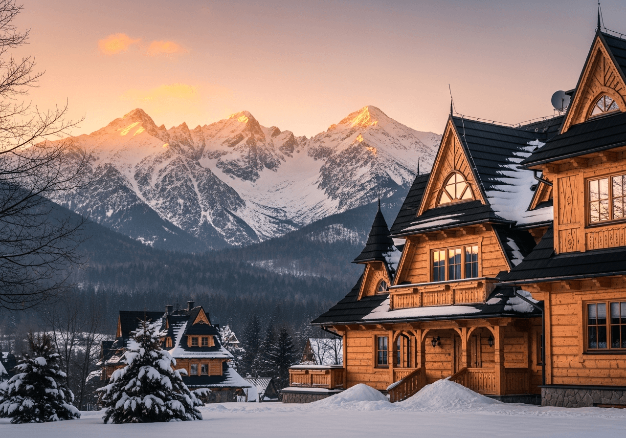 Luksusowa Willa z Widokiem na Tatry