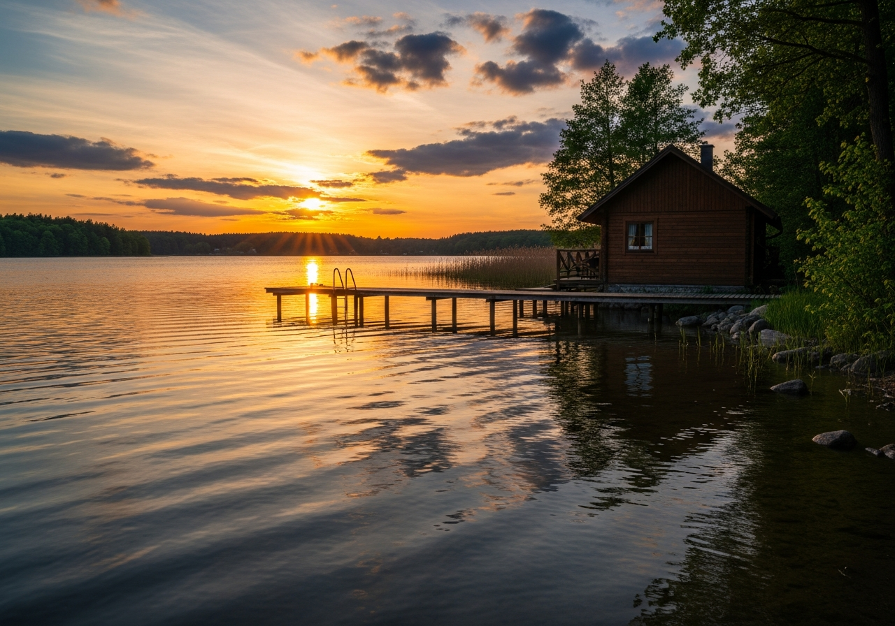 Domki nad jeziorem — dlaczego Mazury to najlepszy wybór na lato
